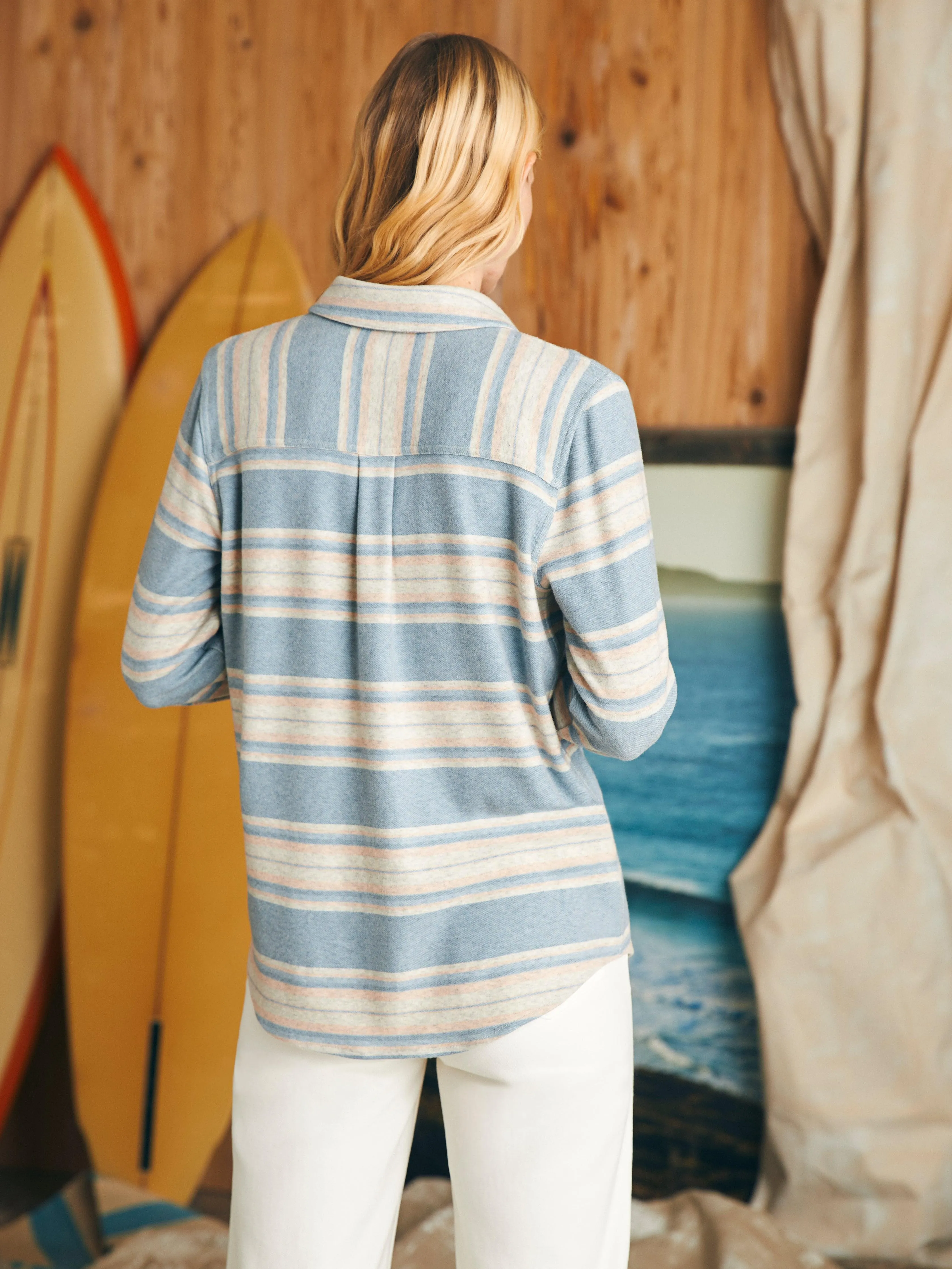 Legend Sweater Shirt - Coastline Stripe