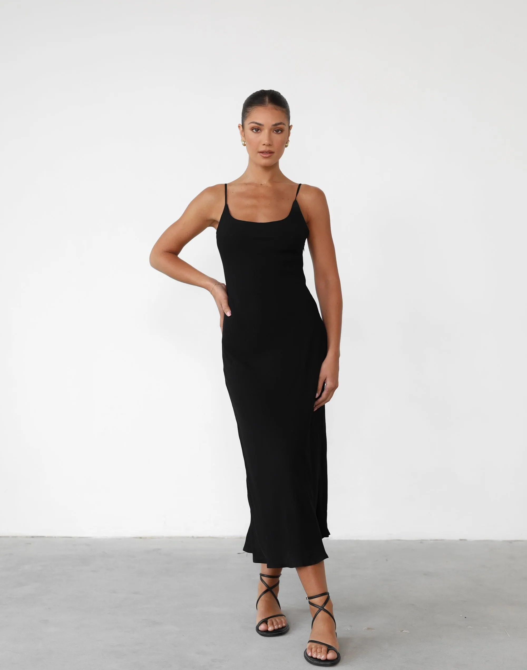 Leyton Maxi Dress (Black)