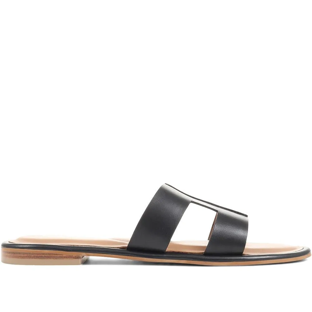 Lilli Leather Mule Sandals - LILLI / 323 349