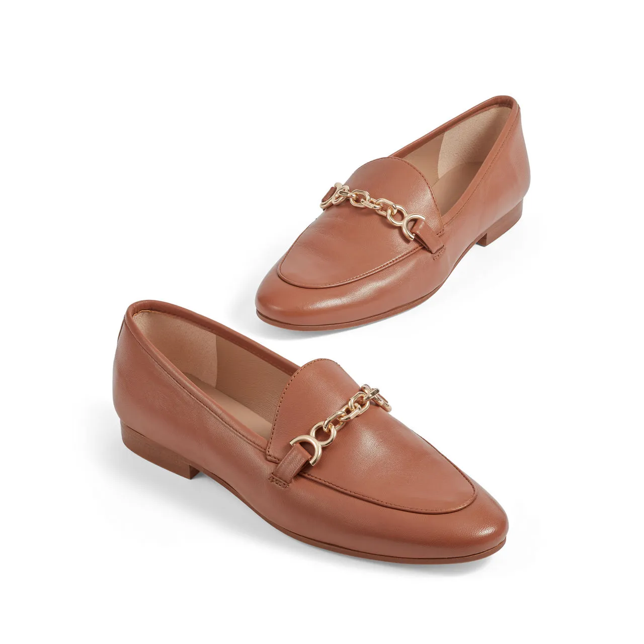 LK BENNETT Adalynn Snaffle Loafers - Brown