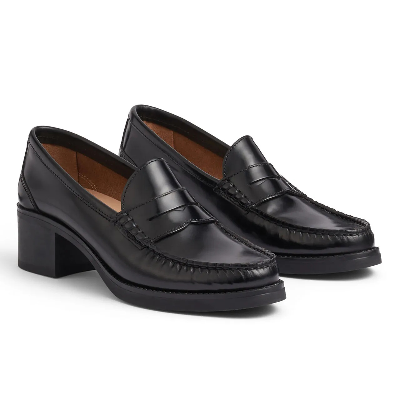 LK BENNETT Manon Loafers - Black