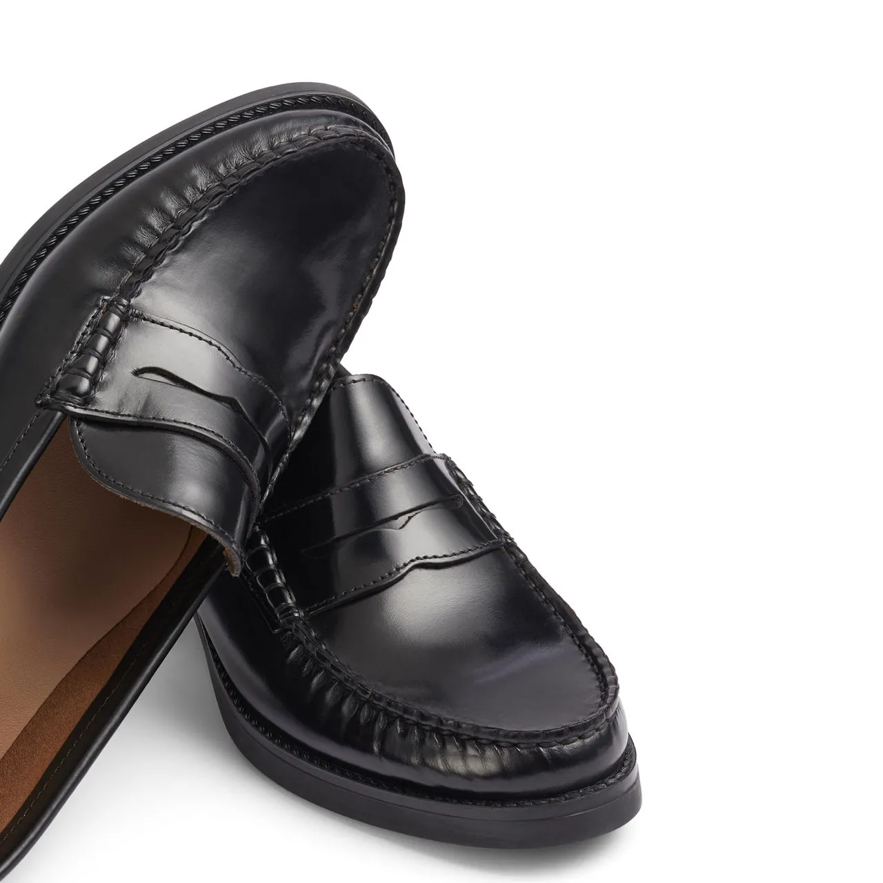 LK BENNETT Manon Loafers - Black