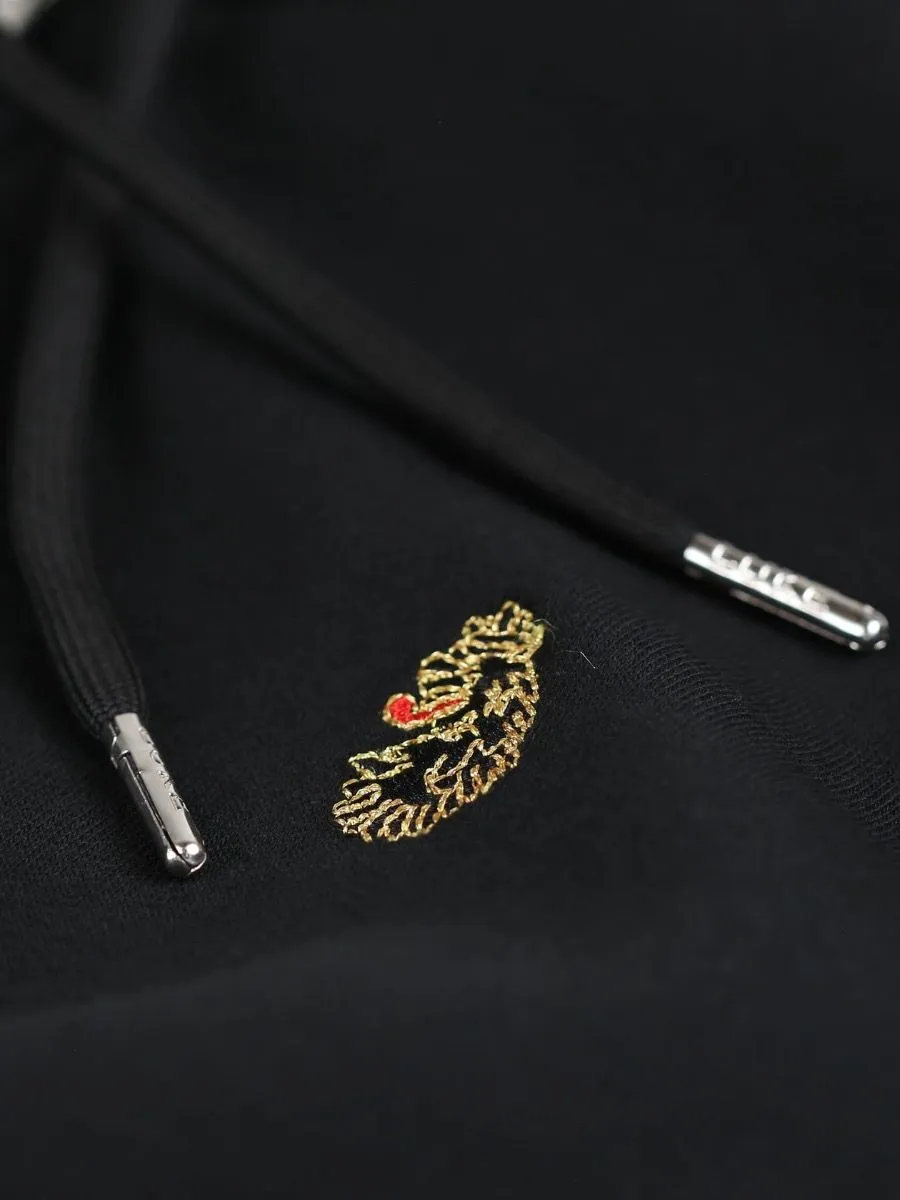 Luke 1977 Berlin Zip Hoodies Jet Black