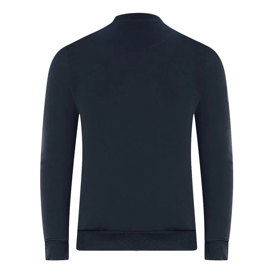 Lyle & Scott Dark Navy Plain Jumper