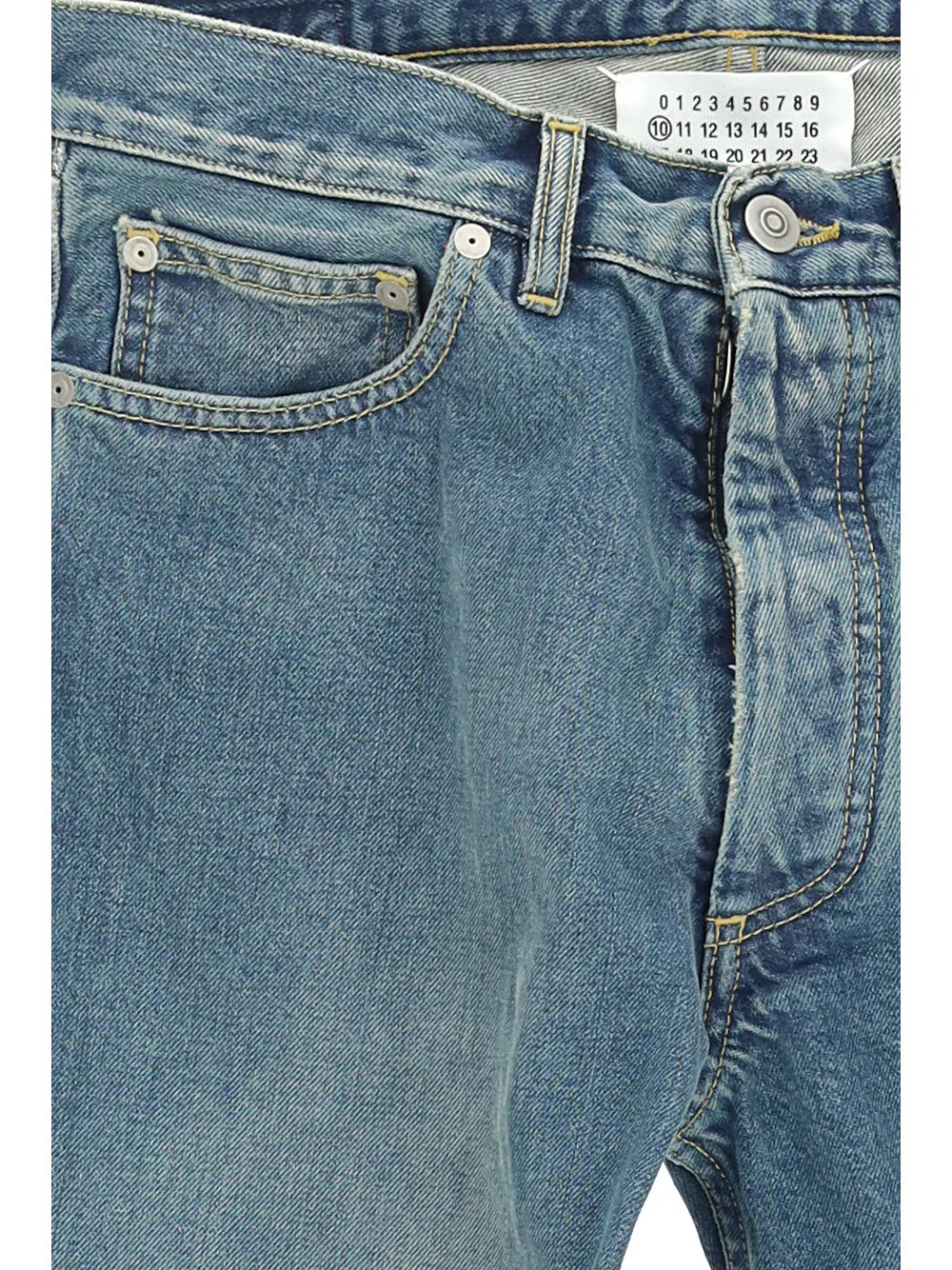 Maison Margiela Four-Stitch Straight Leg Jeans