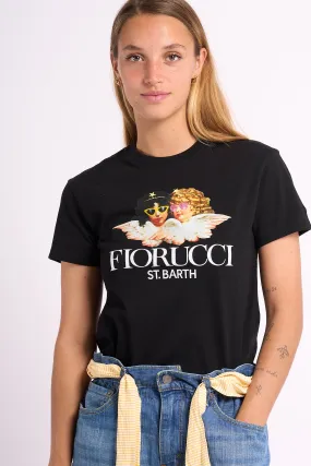 Mc2 Saint Barth T-shirt Fiorucci Nero Donna