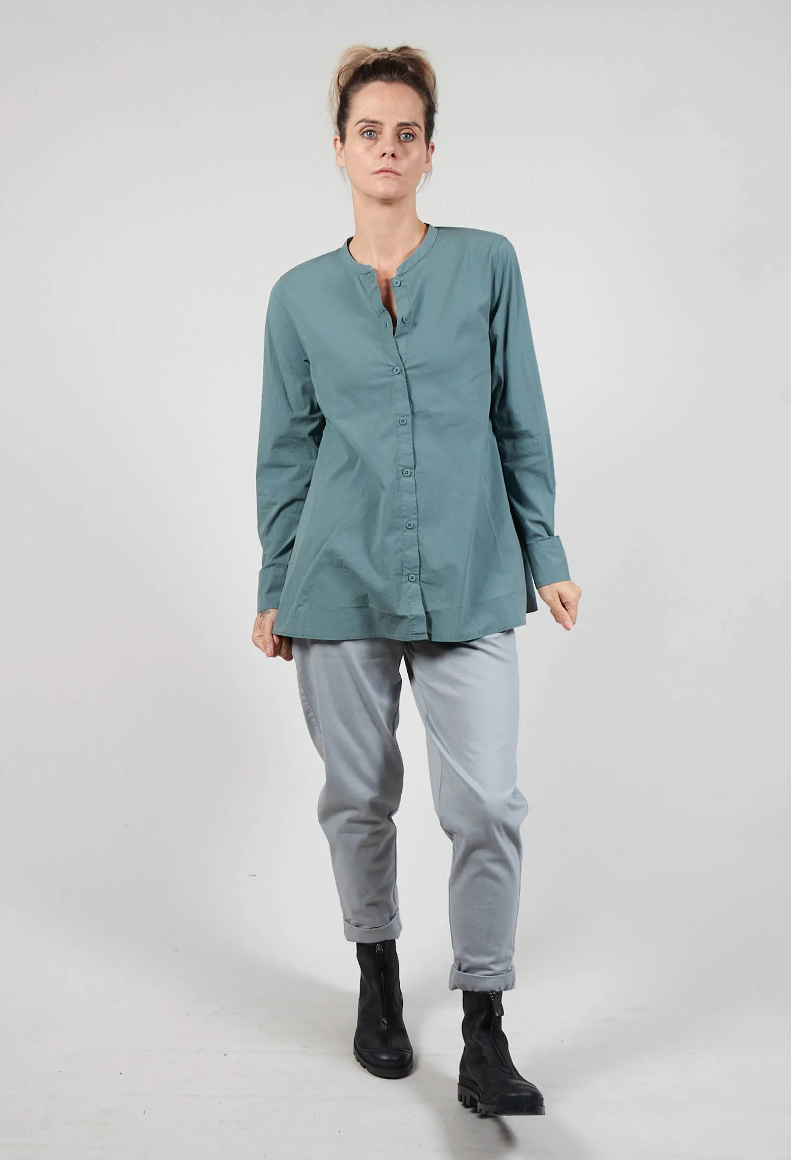 Monio Blouse in Sage Leaf