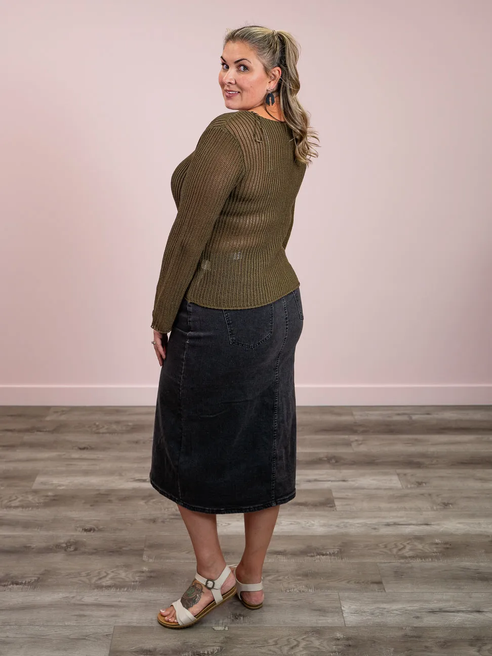 *NEW* DEX | Rosalie Sweater | Deep Olive