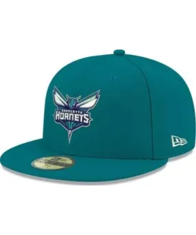 New Era Men's NBA Charlotte Hornets Official Team Color 59FIFTY Fitted Hat