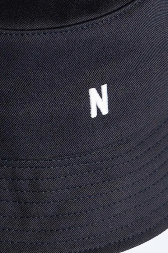 Norse Projects cotton hat navy blue color