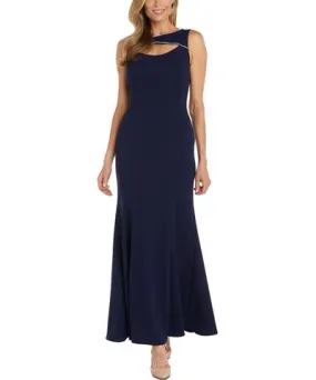 NW Nightway Womens Full Length Embellished Evening Dress