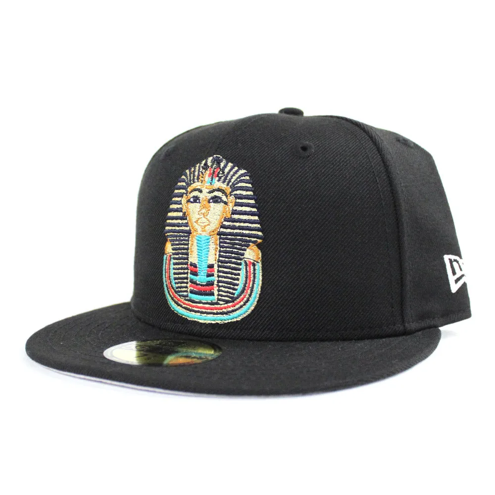 Pharaoh Fitted Hat New Era 59Fifty Fitted Hat (Black Gray Under Brim)