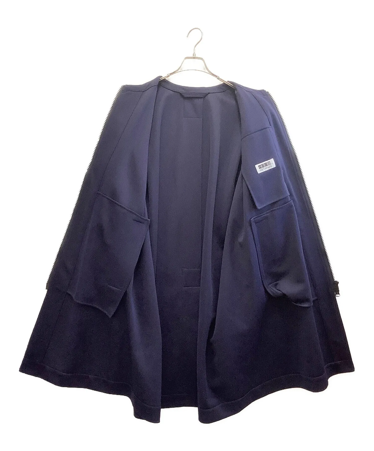 [Pre-owned] ISSEY MIYAKE collarless coat