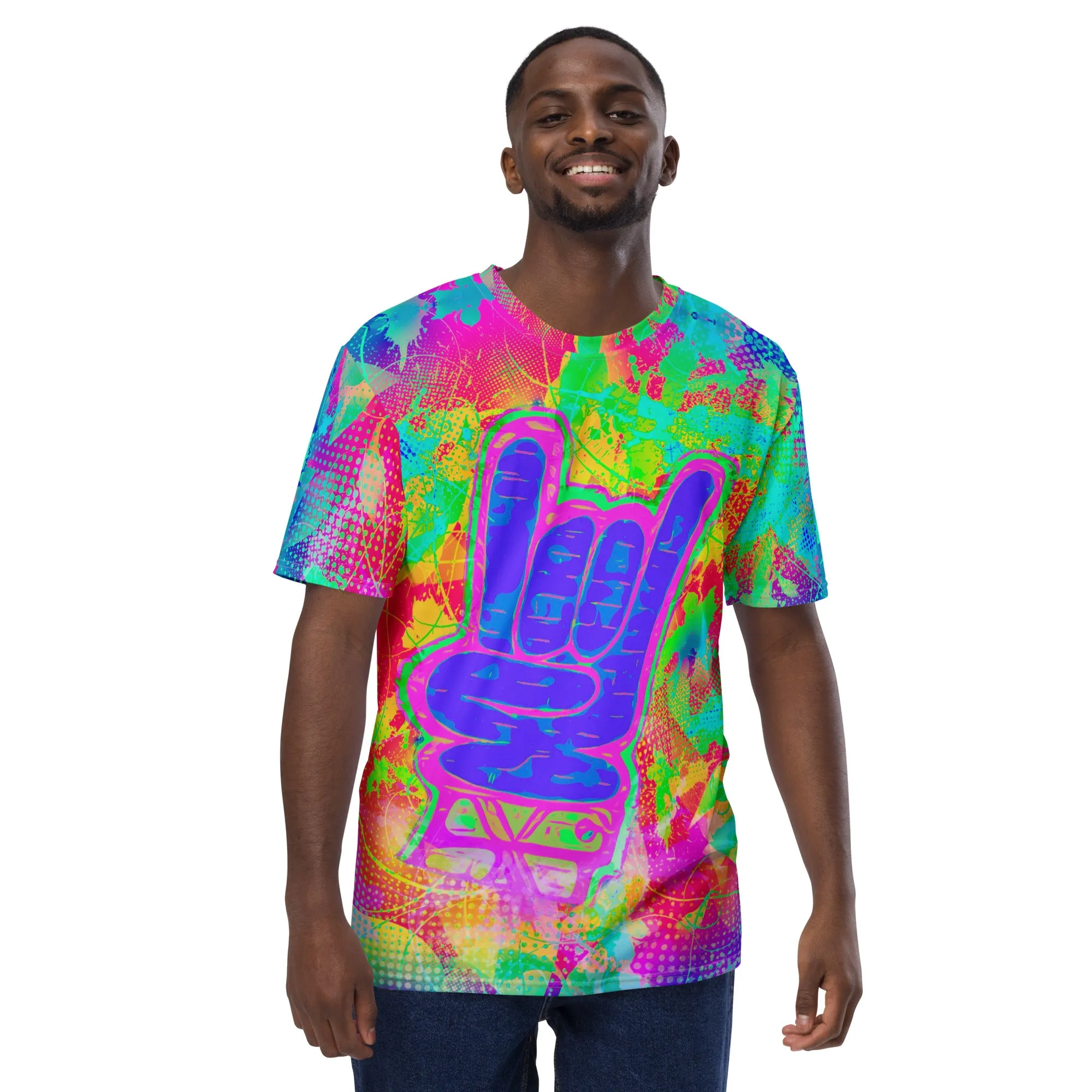 Rock On Rainbow Graffiti T-Shirt