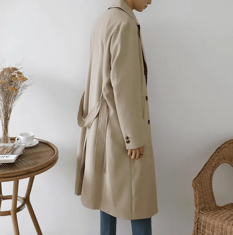 RT No. 2794 LIGHT BROWN TRENCH COAT