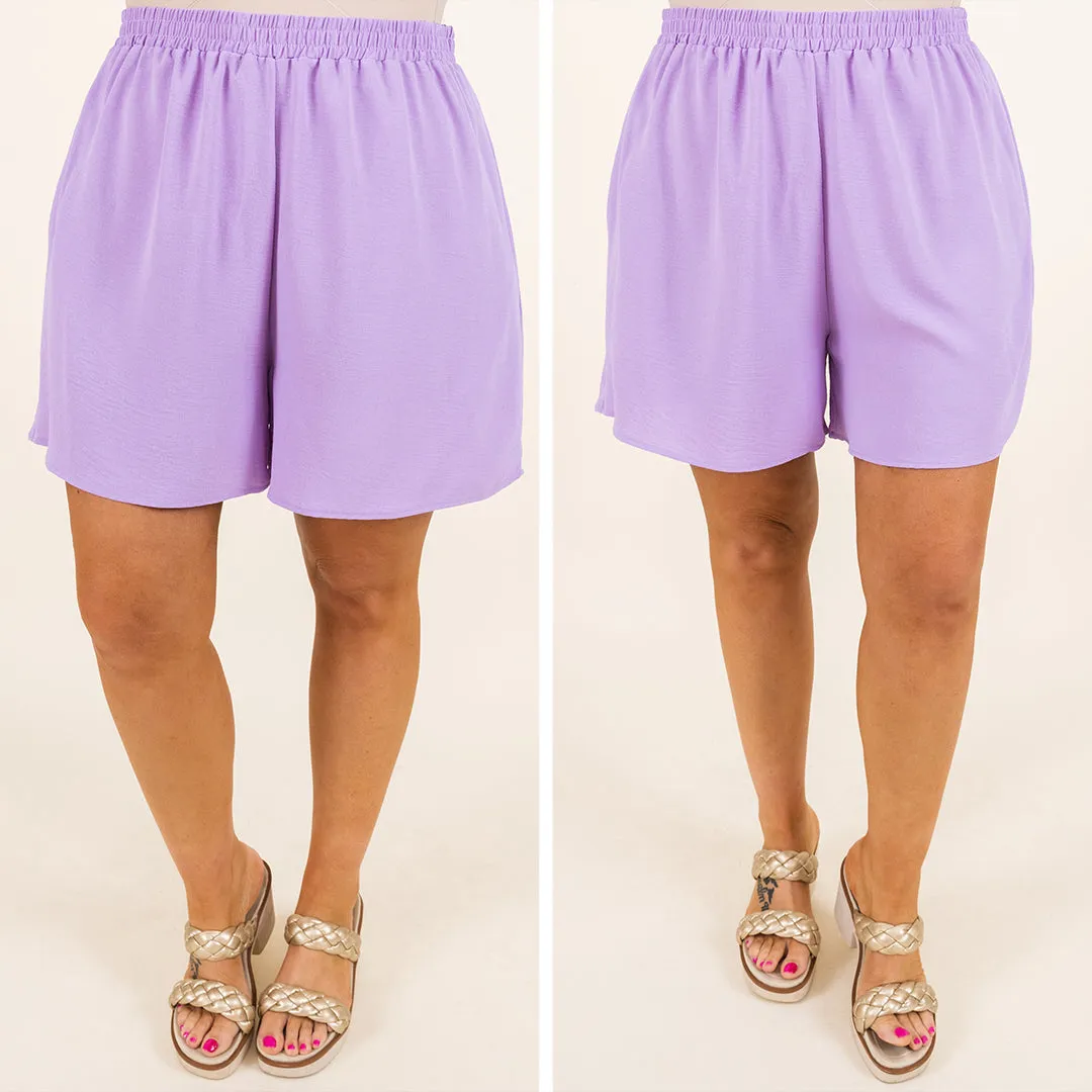 Run To Love Shorts, Lilac