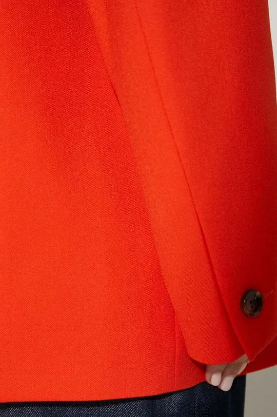 Samsoe Samsoe blazer orange color smooth