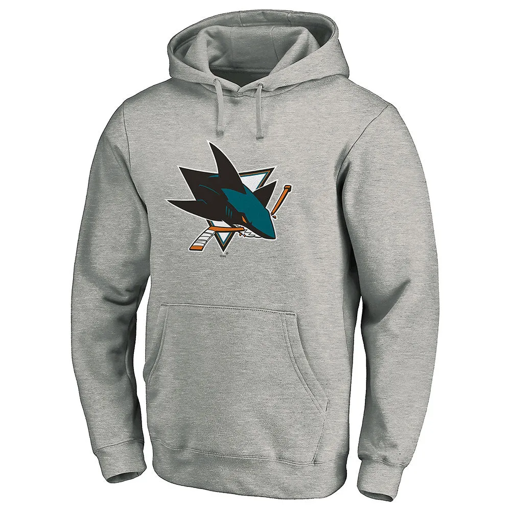 SAN JOSE SHARKS FANATICS ADULT PRIMARY LOGO HOODIE