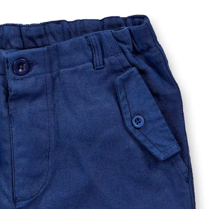 Sense Organics Navy Ulli Twill Shorts