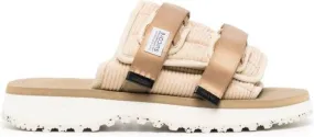 Suicoke Moto-Shellab logo-patch sandals Neutrals