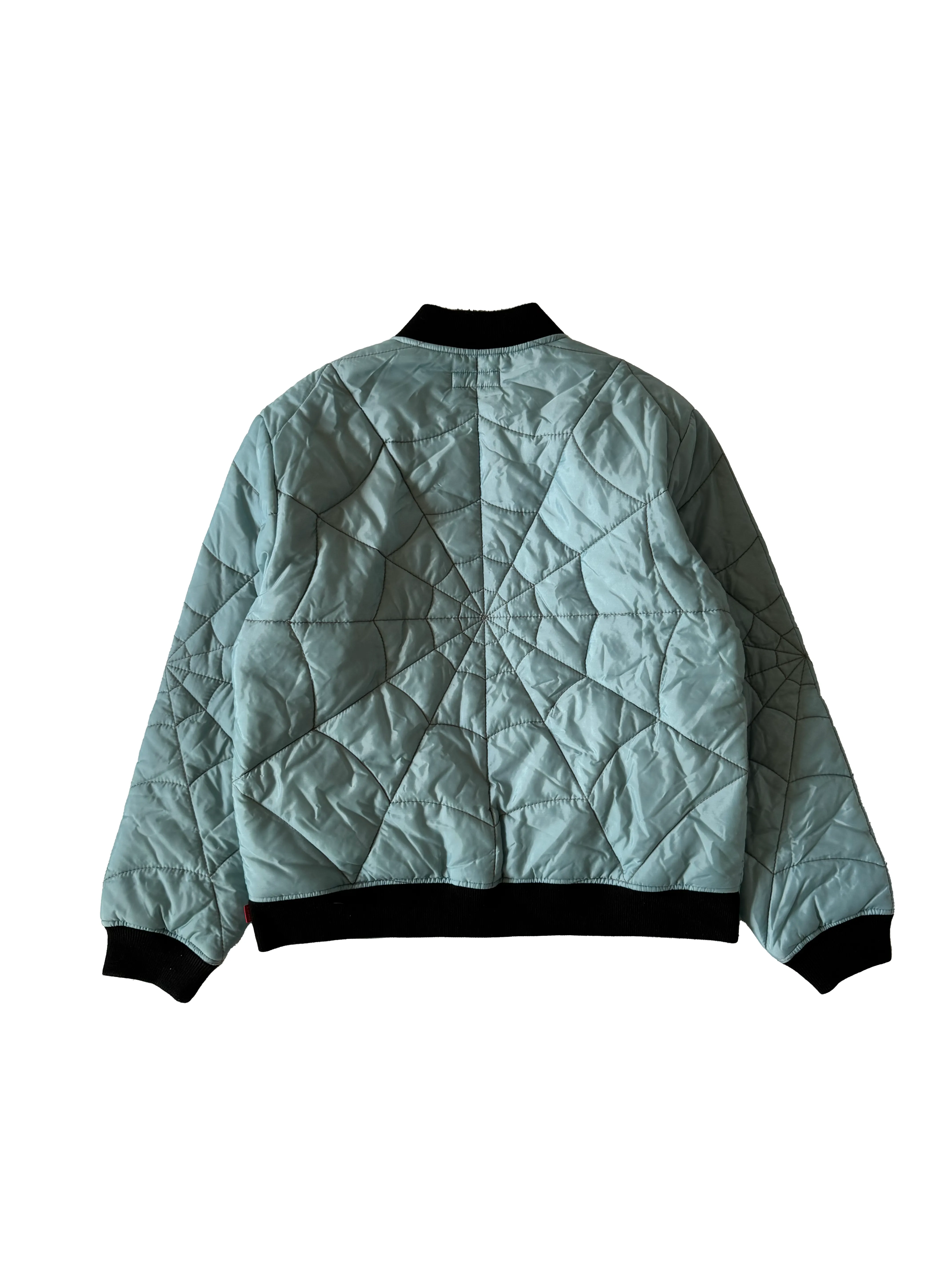 Supreme Spider Web Quilted Work Jacket Ice Men's - SS19 - US M