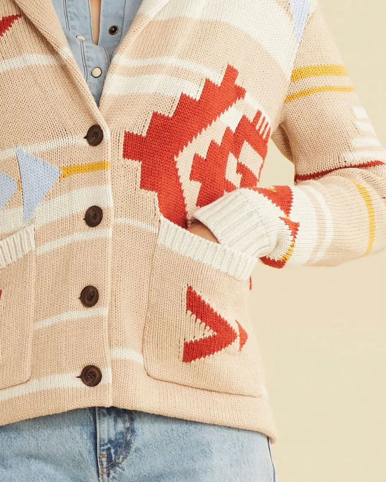 Taos Graphic Cardigan