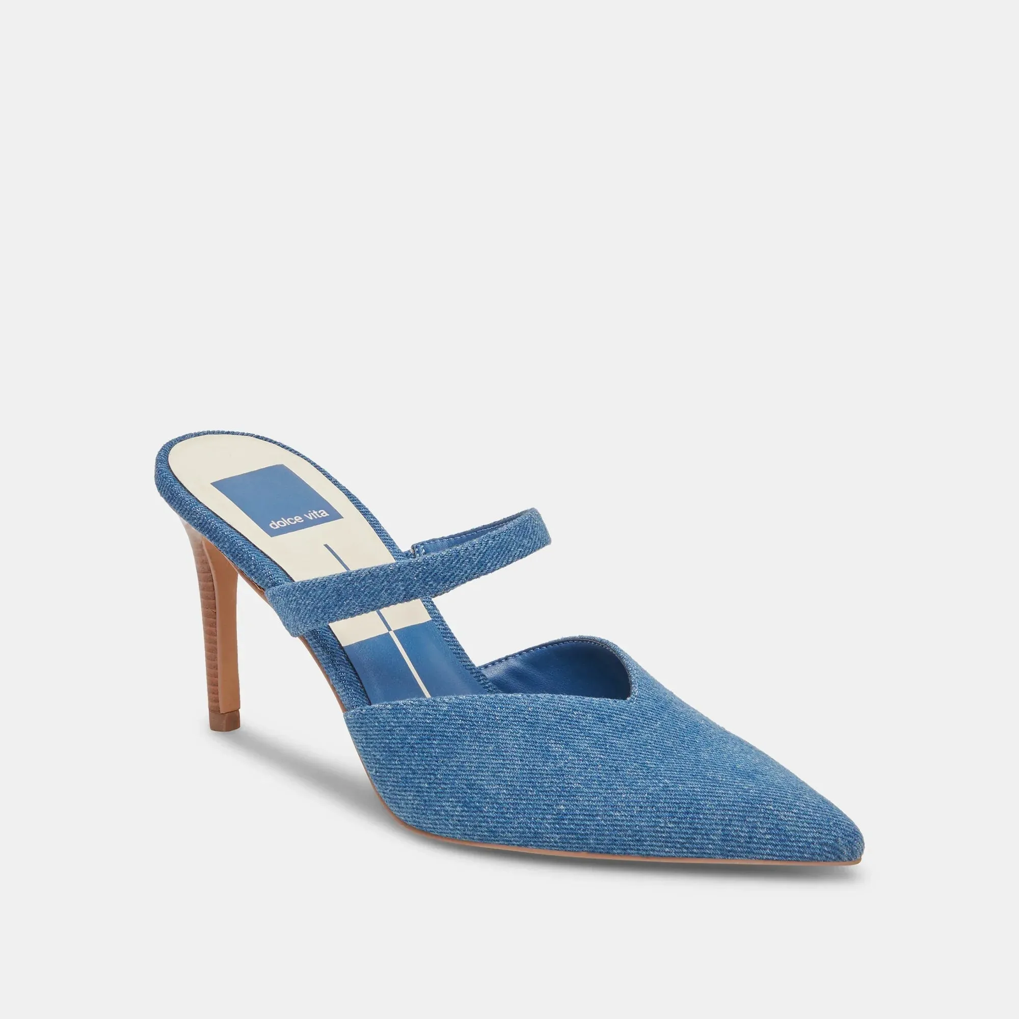 The Kanika Heels by Dolce Vita - Blue Denim