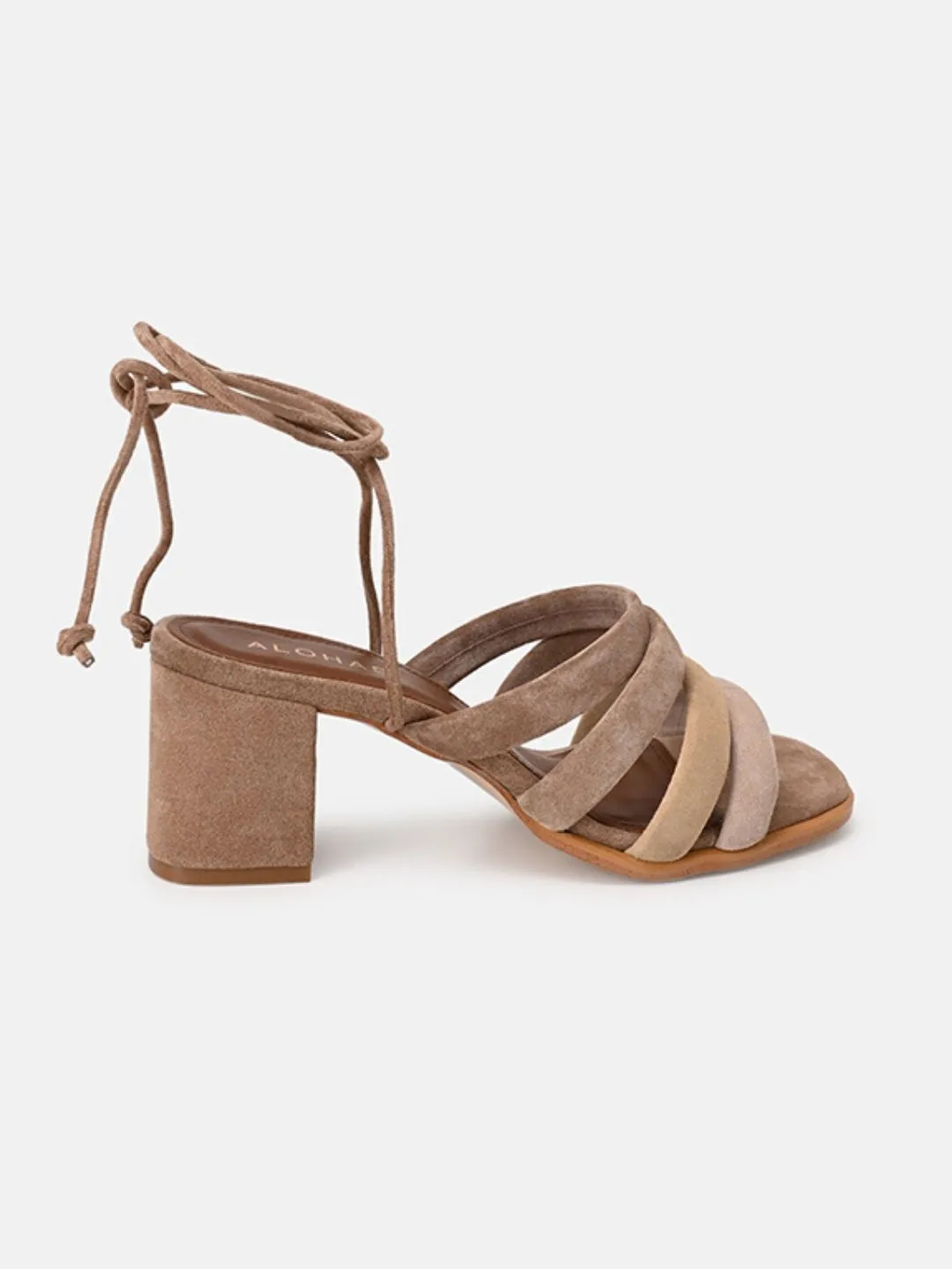 The Letizia Shades of Beige Heels by Alohas