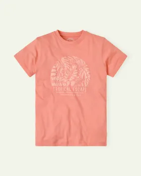 Tropical Escape Tangerine T-Shirt