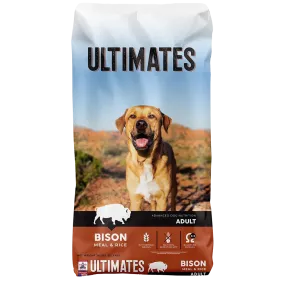 ULTIMATES BISON MEAL & RICE 28LB DRY DOG FOOD