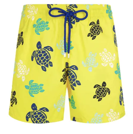 Vilebrequin Yellow Turtles Swim Shorts: 10 Years