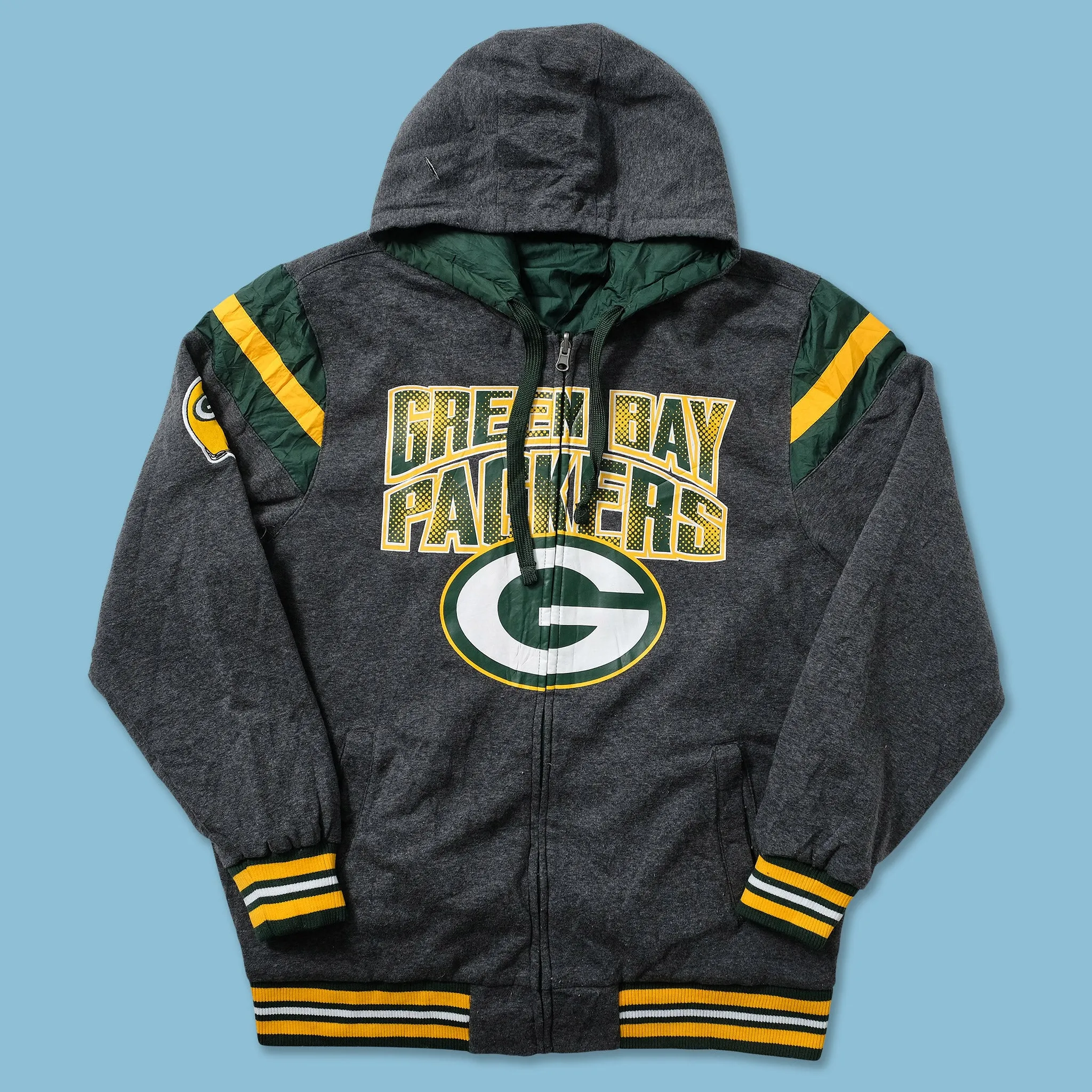 Vintage Greenbay Packers Light Padded Jacket XLarge