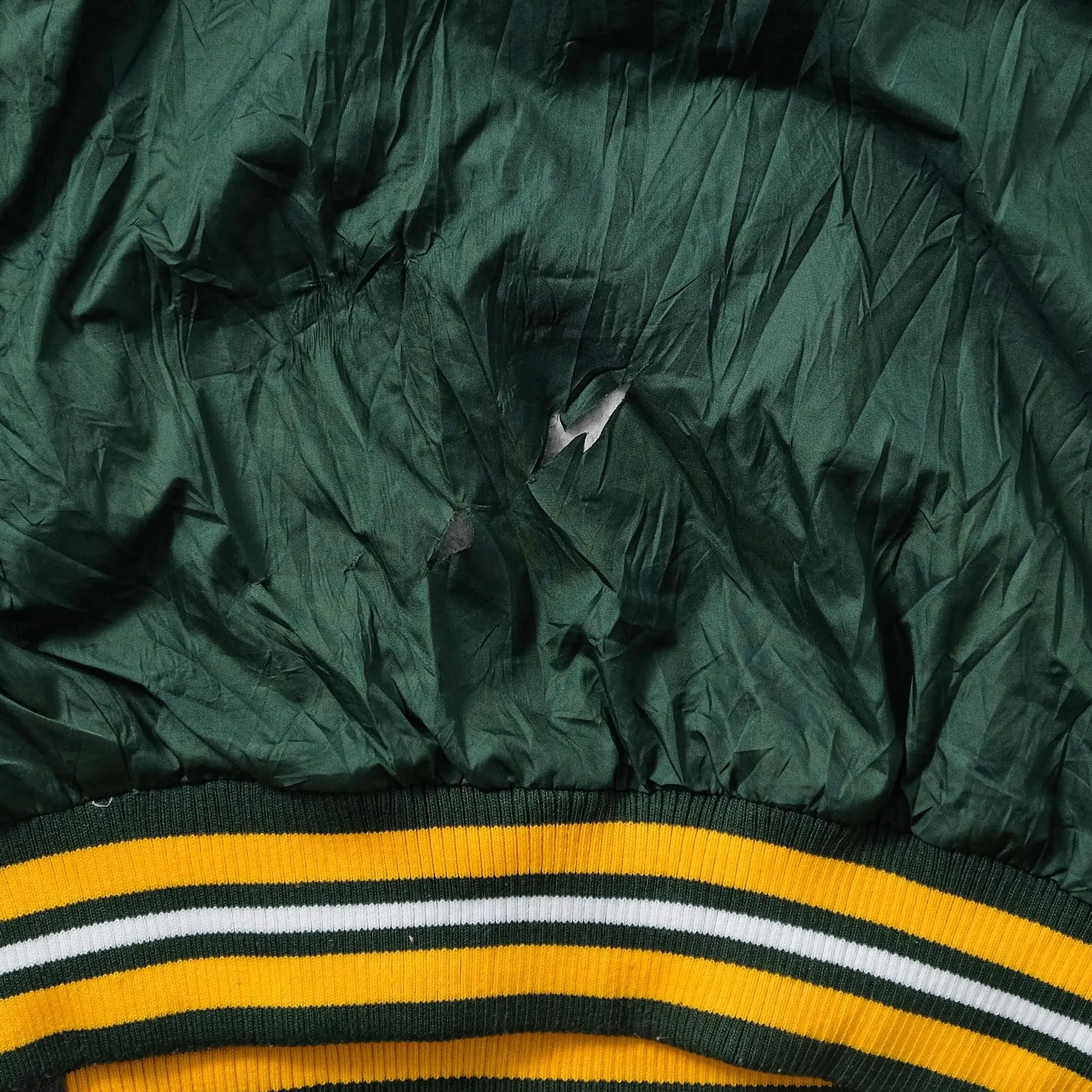 Vintage Greenbay Packers Light Padded Jacket XLarge