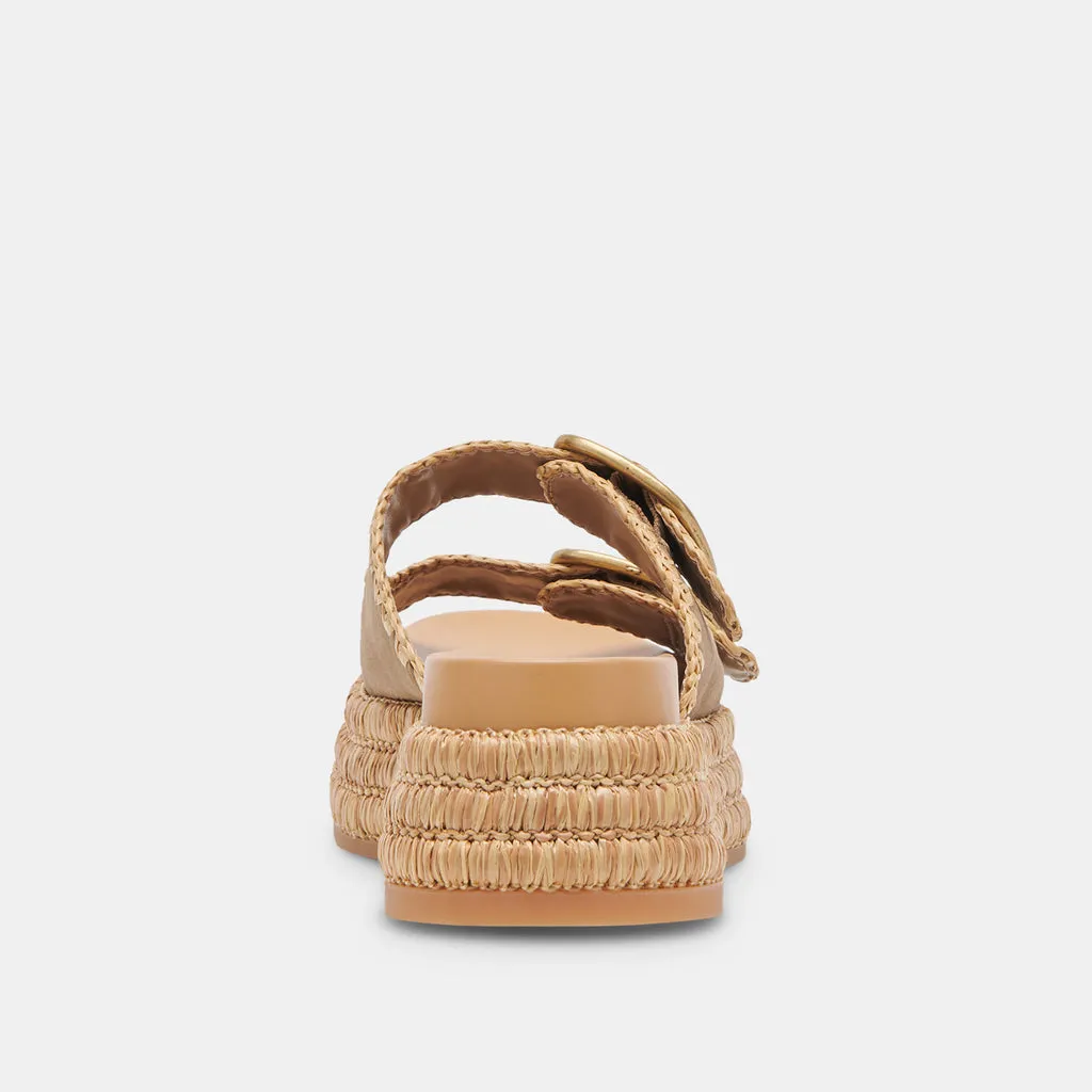 WANIKA SANDALS ALMOND NUBUCK– Dolce Vita 6959806808130