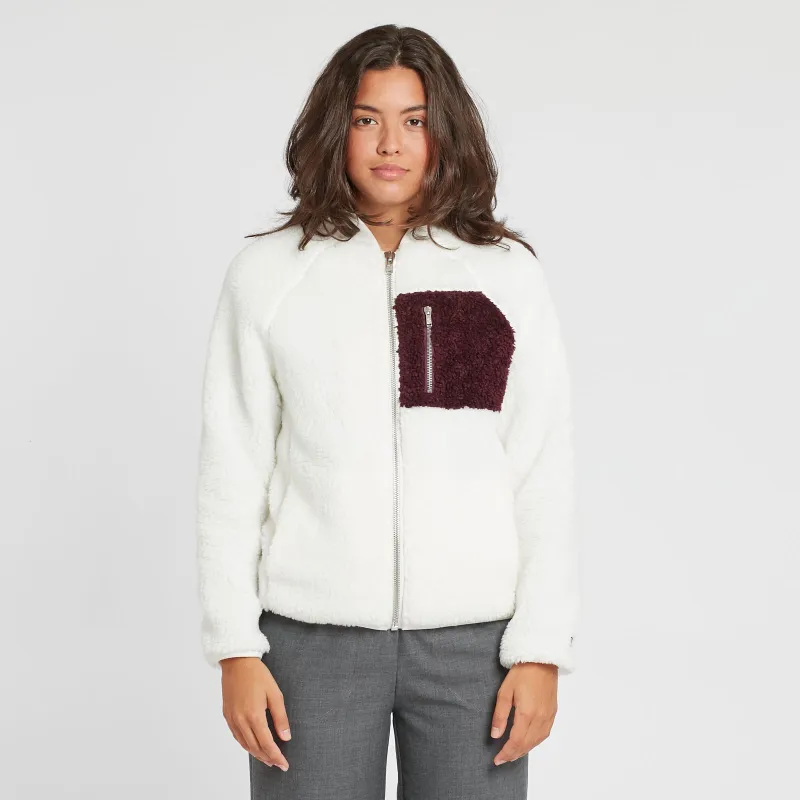 White Fleece Jacket - William Jacket